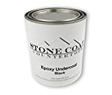 Stone Coat Countertops Black Epoxy Undercoat  Epoxy Paint and Primer Mix for Coating MDF, Plywood, and Porous Materials! Great for DIY Countertop Epoxy Kits! 1 Quart, 32 Fl Oz