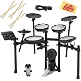 Roland TD-17KV Electronic Drum Set Bundle with 3 Pairs of Sticks, Audio Cable, and Austin Bazaar Polishing Cloth