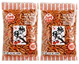 Uegaki Beika Extra Hot Rice Cracker Kaki No Tane 4.5oz (Pack of 2)