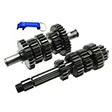 TC-Motor Gear Box Main Counter Shafts For Zongshen Z190 190cc Pit Dirt Bike/Fits Zongshen 2V Z190 Engine The Engine Code No.ZS1P62YML-2