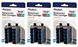 Aqueon 6 Pack of Replacement Filter Cartridges for QuietFlow Internal Power Filters, Small, for AT10 and AT15