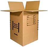 EcoBox Dish Barrel Heavy Duty Moving Box 18 x 18 x 28 Inches, Pack of 5 (V-8378)