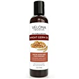 velona Wheat Germ Oil USP Grade 4 oz | 100% Pure and Natural Carrier Oil | Unrefined, Cold Pressed | Cooking, Face, Hair, Body & Skin Care | Use Today - Enjoy Result