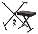 Yamaha OEM Portable Keyboard Accessory Pack with Stand, Bench and Power Supply