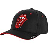 Rolling Stones Men's Classic Tongue Baseball Cap Adjustable Black