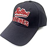 Rolling Stones Men's Team Logo Baseball Cap Adjustable Black