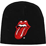 Rolling Stones Men's Classic Tongue Beanie Black