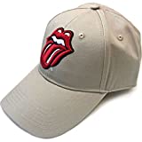 Rolling Stones Men's Classic Tongue (Sand) Baseball Cap Adjustable Sand