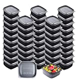 Meal Prep Containers Food Storage Containers with Lids - Stackable, Microwave, Dishwasher & Freezer Safe - 8.5 oz, 50 Packs