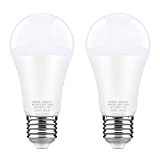 WhitePoplar LED Full Spectrum Light Bulb Light Therapy Bulb Dimmable Natrual Sunlight Bulb Sad Light Bulb Cool White 9W 5000K 2 Pack