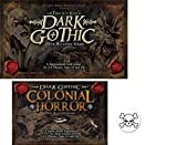 Bundle of Dark Gothic Base Game and The Colonial Horror Expansion Plus One Skull and Crossbones Button