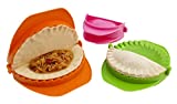 Zoie + Chloe 3-Piece Dough Press Set: Perfect for Dumpling, Calzone, Ravioli, Empanada, Turnover & Pierogi