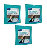 Virbac C.E.T. 3 Pack of VeggieDent Regular Dental Chews for Dogs, 30 Chews Per Pack