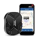 TKSTAR 4G GPS Tracker for Vehicles Hidden Magnetic Car GPS Tracker Waterproof Real-time Tracker Device with Anti-Theft Alarm for Car/Motorcycle/Truck/Boat/Fleet - 4G TK905