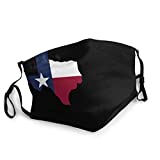Face Mouth Balaclava Texas My Home Lone Star State Scarf Dust Pollution Unisex for Adult Protective Air Cover