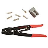 Crimping Pliers Crimping Tool for 50 Amps 600V Connector Cutting Wire Terminal HS-16 1.25-16mm,Clamp Terminal Cable Lugs Cutter Crimping Pliers Crimping