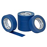 5 Pack 1.5" x 60 yd STIKK Blue Painters Tape 14 Day Clean Release Trim Edge Finishing Masking Tape (1.44 in 36MM)