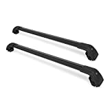 Autekcomma Roof Rack Cross Bars Replacement for BMW X1 & X3 2011-2018 ,Anti-Corrosion ,Aircraft Aluminum Black Matte with Anti-Theft Mechanism Locks Max Loading 260lb