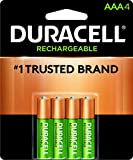 Duracell Rechargeable StayCharged AAA Batteries, ( Packaging May Vary) 4 Count
