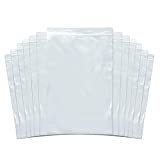 SNL Quality Zipper Lock Reclosable Clear Disposable Plastic Bags, Strong | 6" X 9" - 2 MIL - 100 Bags