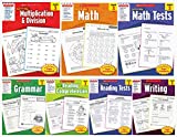 Scholastic Success With- Grade 3 Complete Set (7 Books): Multiplication&Division 3, Math 3, Math Tests 3, Grammar 3, Reading Comprehension 3, Reading Tests 3 and Writing 3