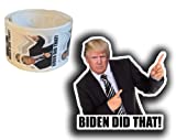 Decal Dude 100-Pack Biden Did That Donald Trump Joe Biden I Did That Decal Stickers Comes in a Convenient Roll Conservative Anti-Biden Funny High Gas Prices Weatherproof UV Resistant Stickers