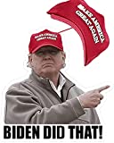 Biden Did That Decal 100pcs, Donald Trump Save American Great Again Sticker, Anti-Biden Funny Sticker for High Gas Prices, Waterproof Not Fade Easily Remove