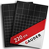 GAUDER Magnetic Squares Self Adhesive | Flexible Sticky Magnets | Magnetic Stickers