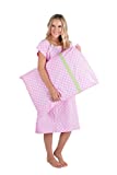 Gownies - Designer Hospital Gown Labor Kit (XXL prepregnancy 18-24, Molly Gownie with matching pillowcase)