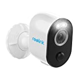 Outdoor Security Camera 4MP 2.4/5GHz Dual Band WiFi, Person/Vehicle Detection, Solar/Battery Powered, Spotlight Activated by Motion, Local SD Card/Cloud Storage, Reolink Argus 3 Pro