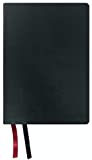 NASB Large Print Ultrathin Reference Bible, Black, Genuine Leather, 2020 text