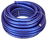 InstallGear 4 Gauge Blue 25ft Power/Ground Copper Clad Aluminum Wire True Spec and Soft Touch Cable