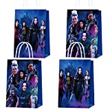 16pcs Descendants Party Bags Favor Bags For Kids Adults Birthday Party Decoration Descendants Themed Party Gift Bag Birthday Gift Bag Snack Candy Bag Children Adult Party Supplies Party Supplies Favors Season