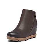 Sorel Joan of Arctic Wedge II Zip Blackened Brown 8.5 B (M)