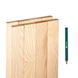 Forest 2 Home Ash Bundle - 1 X 2 X 48 inches - 8 Board Pack - Kiln Dried Hardwood - S2S - Includes Carpenter Pencil