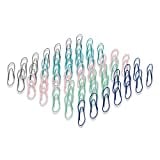 Poppin Modern Assorted Paper Clips, Set of 50