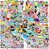 249 Pieces Summer Cute Trendy Stickers Pack Aloha Tropical Vacation Waterproof Vinyl Decals Hawaii Beach Stickers for Laptop Phone Water Bottle Car Computer Guitar Helmet Skateboard Luggage