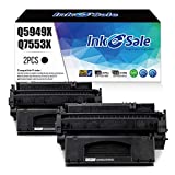 INK E-SALE Compatible Q5949X Q7553X Toner Cartridge Replacement for HP 49X Q5949X 53X Q7553X (Black 2Pack) for use in HP LaserJet P2015dn P2015 P2015d 1320 1320n 3390 3392 M2727nf P2014 P2010 Printer
