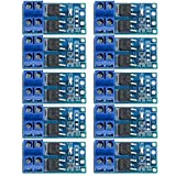 LGDehome 10PCS DC 5V-36V 15A(Max 30A) 400W Dual High-Power MOS Transistor Driving Controller Module FET Trigger Switch Drive Board 0-20KHz PWM Electronic Switch Control Board DC Motor Speed Controller