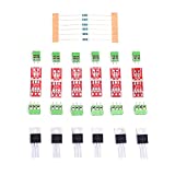 Cylewet 6Pcs RFP30N06LE Logic Level N-Channel Power Mosfet TO-220 Power Control DIY Kit for Arduino (Pack of 6) CYT1069