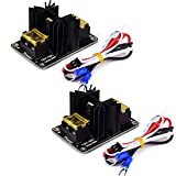 HiLetgo 2pcs 3D Printer Accessories 30A Mos Tube Heat Bed Power Module Expansion Board High Current Load Module Mos Tube Hotend Replacement with Cables for 3D Printer