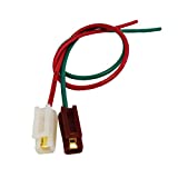 A-Team Performance 170073 Pigtail Harness Cable Wires for HEI Distributor Battery and Tachometer Wiring 12V Ignition Coil & Tach Wire Connector Accessories 11” Red and Green