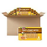 Keebler Toast and Peanut Butter Sandwich Crackers, Single Serve, 1.38 oz Packages (8 Count)(Pack of 12)