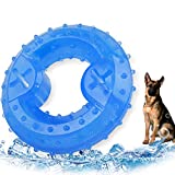 Dog Cooling Toy Puppy Teething Ring Freeze Dogs Chew Toy for Summer Tough Durable Pet Toys