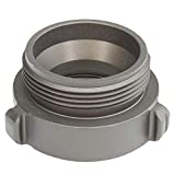 Aluminum 2" Female NPT to 2 1/2" Male NH Fire Hose Adapter