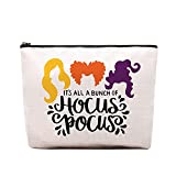 Halloween Makeup Bag for Women Funny Halloween Gifts for Women Girl Friends Women Classic Halloween Movie Tops