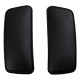 M-one New Arm Pads Caps Replacement for Haworth Zody Office Chair 1 Pair Black/Gray (Black)