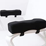 LargeLeaf Chair Extra Thick Ergonomic armrest Cushions Elbow Pillow Pressure Relief Office Chair Gaming Chair armrest with Memory Foam armrest Pads 2-Piece Set of Chair