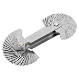 The Best DealOriGlam Screw Thread Pitch Cutting Gauge Tool, Stainless Steel Metric Screw Pitc