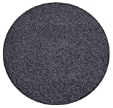 NCONE Office Chair Mat, Round Floor Mat for Home, 39inch Diameter Low Pile Heavy Duty Non Slip Multi-Purpose Desk Chair Mat Rug for Hardwood Tile Floor Carpets (Dark Grey)